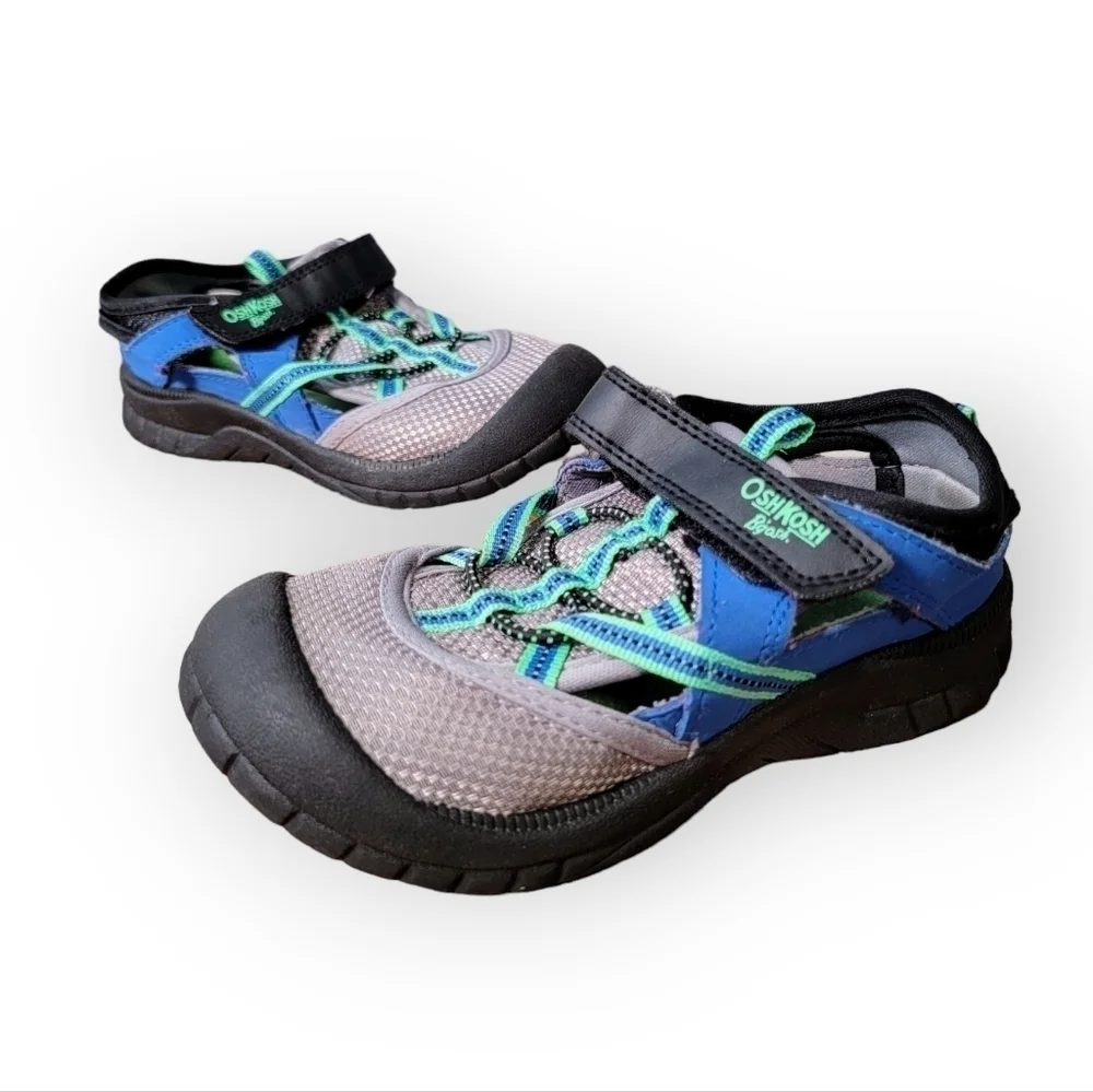 Osh Kosh Bump Toe Athletic Sporty Washable Play Sandals Sneakers Size 11